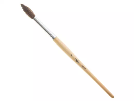 Кисть коза "BR-102461" (1 штука), круглая, №9