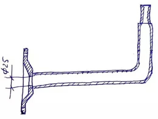 Кронштейн для видеокамер и антенн, вылет 50 см 