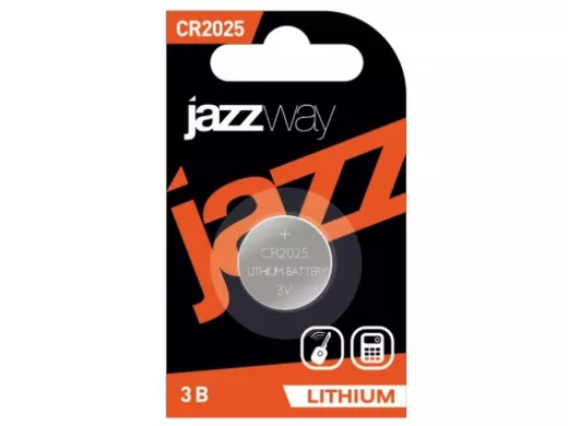 Элементы питания  CR2025  JAZZway, Bl-1