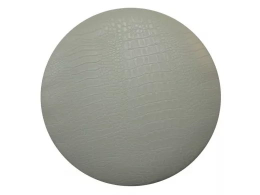 Сиденье для табурета "TABURETTO-14924" диаметр 310мм серый, экокожа