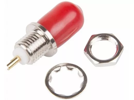 Разъем SMA гнездо  приборный с гайкой , гнездо  female