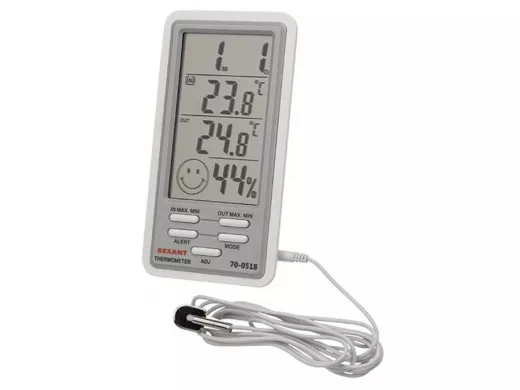 Meteo-Station, метеостанция комнатно-уличная с выносным датчиком и измерением влажности