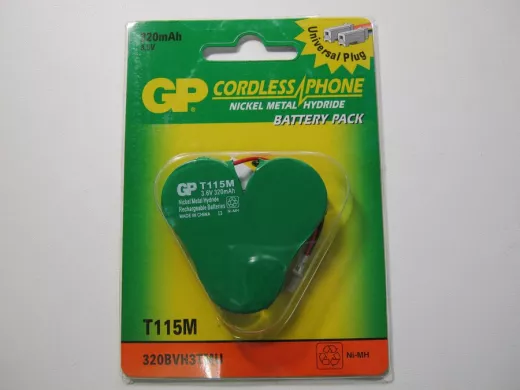 Аккумуляторы  GP T-115 (280mA 3.6V)