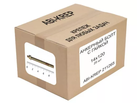 Анкерный болт с гайкой 14х120 ( 25шт) 