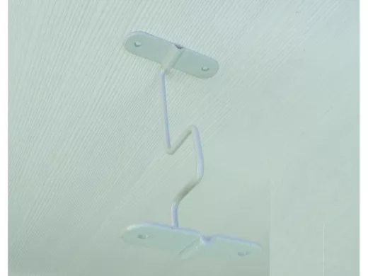 Держатель для подвесной полки с намотчиком провода снизу 