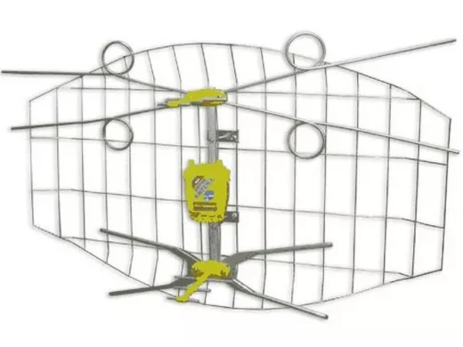 Телевизионная антенна ASP-4  "Локатор" с корпусом для усилителя