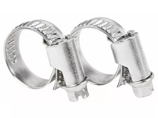 Хомут червячный цинк  12-20 мм 