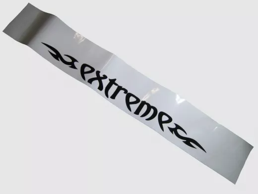 наклейка Светофильтр "Extreme" рисунок №2, наружная, (цвет черный), 20х130 см, белый фон